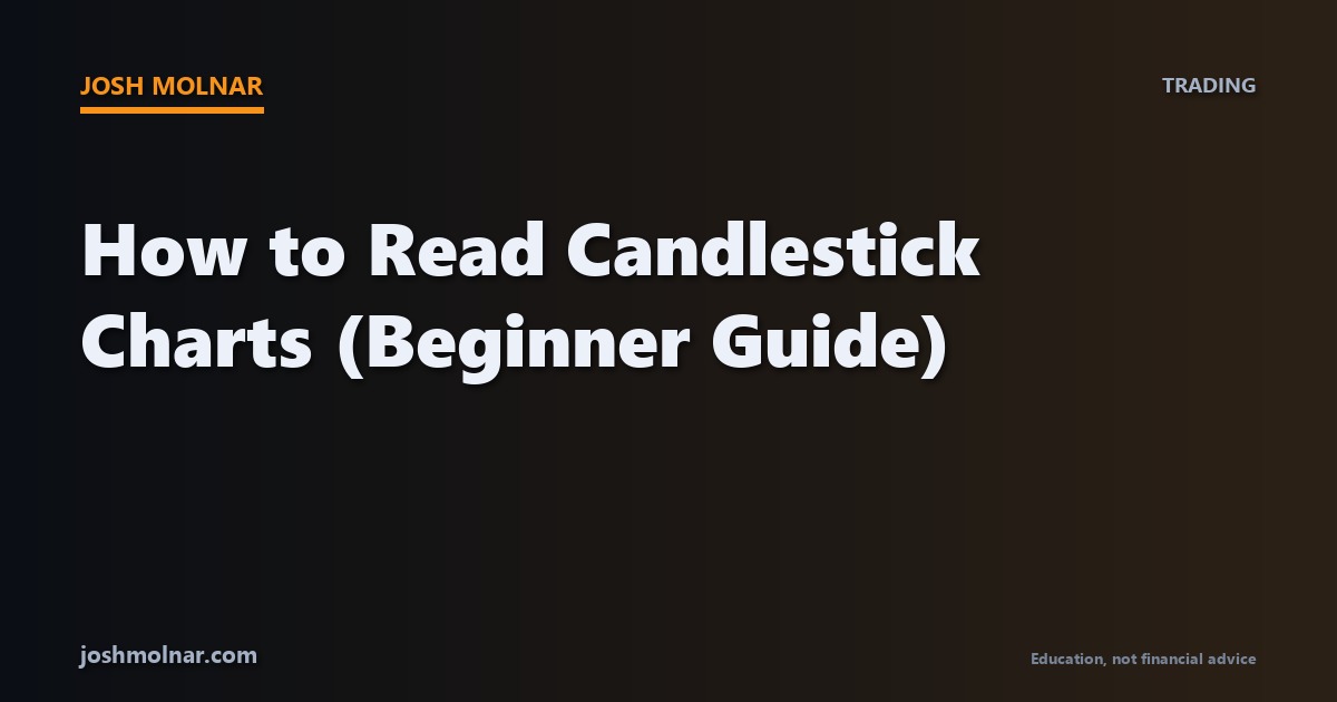 Beginner guide to reading candlestick charts for trading